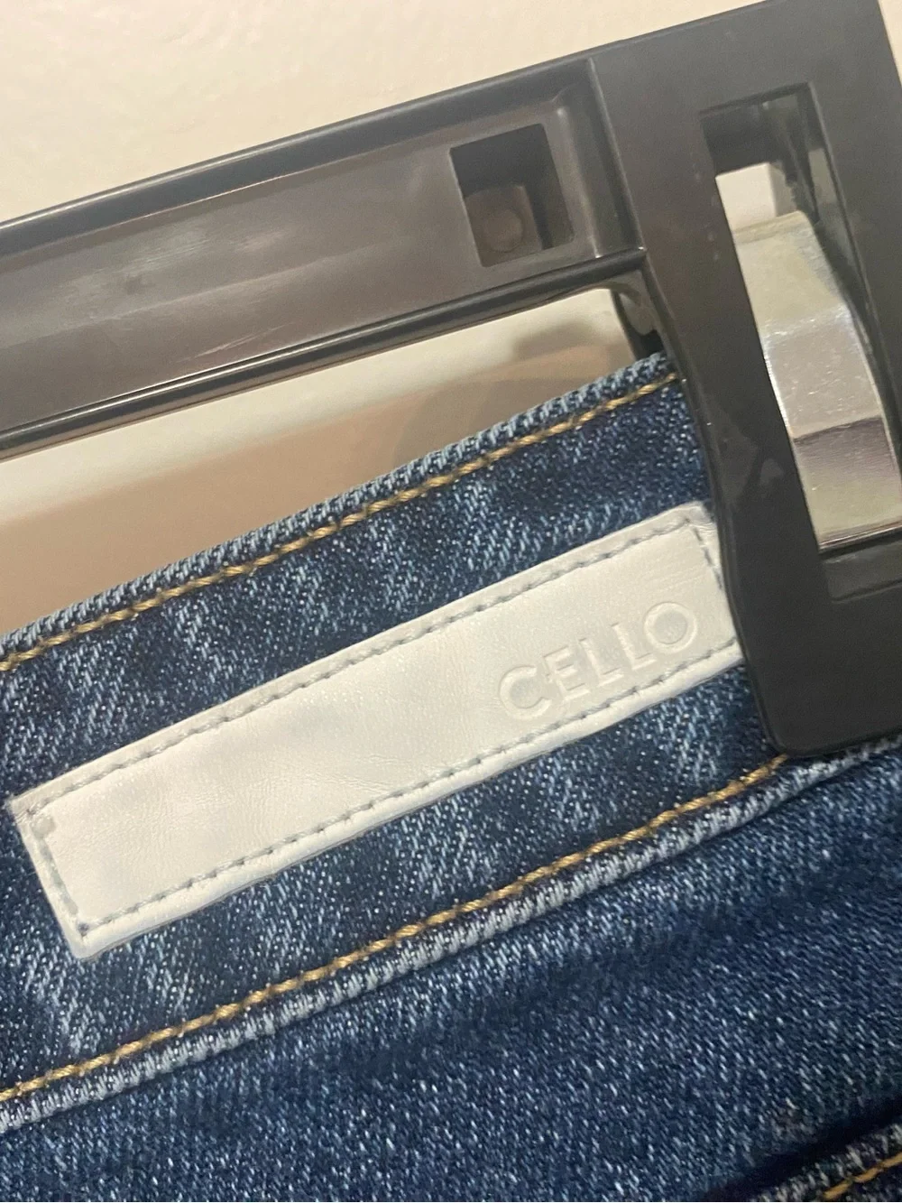 Cello Dark Blue Distressed Denim Shorts